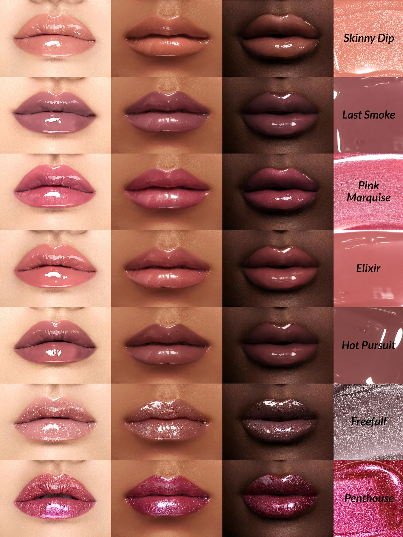 Untamed Glow Glossy Lip Glaze 7-Piece Set - Image 8